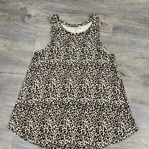 Old Navy Leopard Print Tank Top